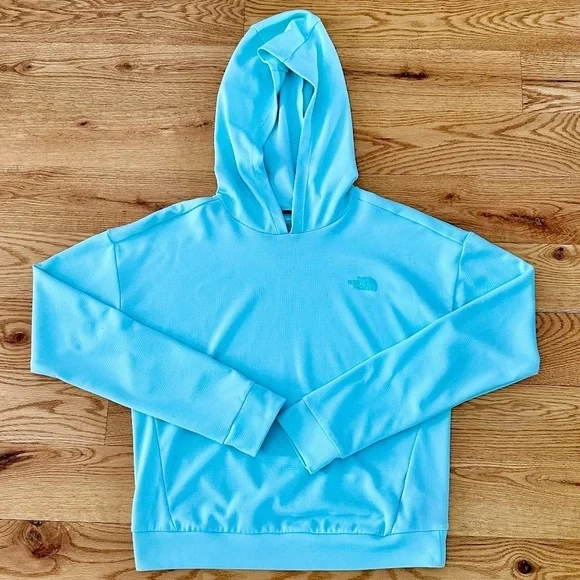 North Face Women's Wander Sun Hoodie in MISTY JADE (Size S) - Picture 2 of 9
